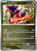 119/162 Koraidon Rare Reverse Holo Temporal Forces