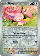 130/162 Skitty Common Reverse Holo Temporal Forces