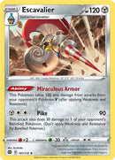 101/172 Escavalier Rare Brilliant Stars Pokemon TCG