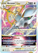 123/172 Arceus VSTAR Ultra Rare Brilliant Stars Pokemon TCG