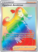 178/172 Cynthia’s Ambition Hyper Rainbow Secret Rare Trainer Brilliant Stars Pokemon TCG