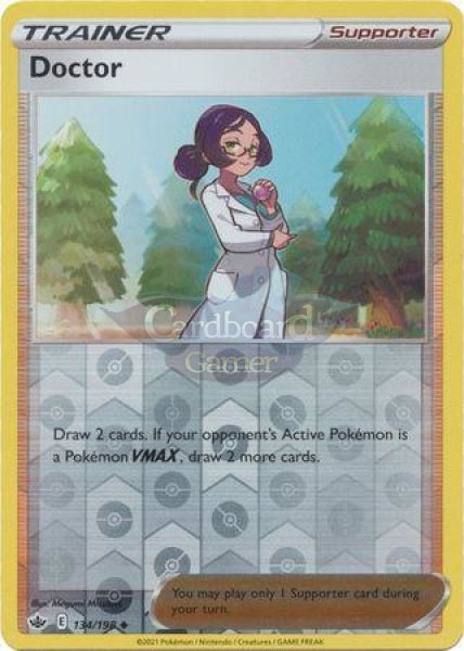 134/198 Doctor Uncommon Reverse Holo Chilling Reign