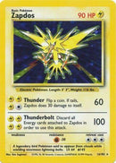 16/102 Zapdos Holo Rare Base Set Unlimited