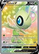 160/198 Celebi V Full Art Ultra Rare Chilling Reign Single Card