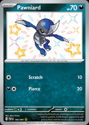 185/091 Pawniard Shiny Rare Paldean Fates