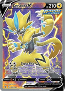 165/198 Zeraora V Full Art Ultra Rare Chilling Reign Single Card