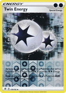 174/192 Twin Energy Trainer Uncommon Reverse Holo Rebel Clash