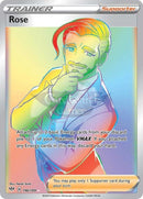 196/189 Rose Hyper Secret Rare Darkness Ablaze Single Card