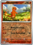 007/091 Charmander Common Reverse Holo Paldean Fates
