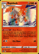 022/195 Rapidash Holo Rare Silver Tempest