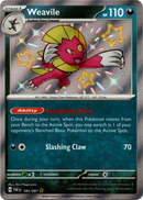 183/091 Weavile Shiny Rare Paldean Fates