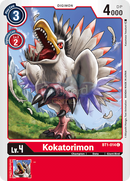 Bt1-014 Kokatorimon Common Single Card