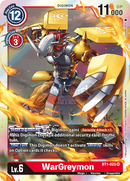 Bt1-025 Wargreymon Super Rare Single Card