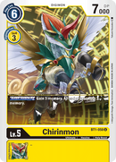 Bt1-058 Chirinmon Uncommon Single Card