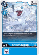 Bt8-022 Snowagumon Common Single Card