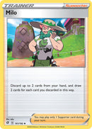 161/192 Milo Trainer Uncommon Rebel Clash