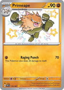 170/091 Primeape Shiny Rare Paldean Fates