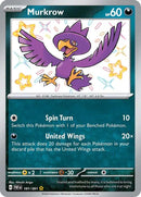 181/091 Murkrow Shiny Rare Paldean Fates