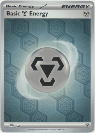 SVE008 Basic Metal Energy Reverse Holo Shrouded Fable