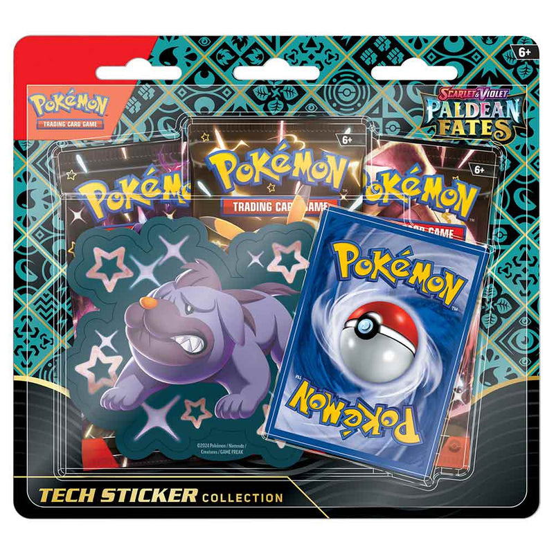 Pokemon TCG Scarlet & Violet Paldean Fates Tech Sticker Blister (Assorted)