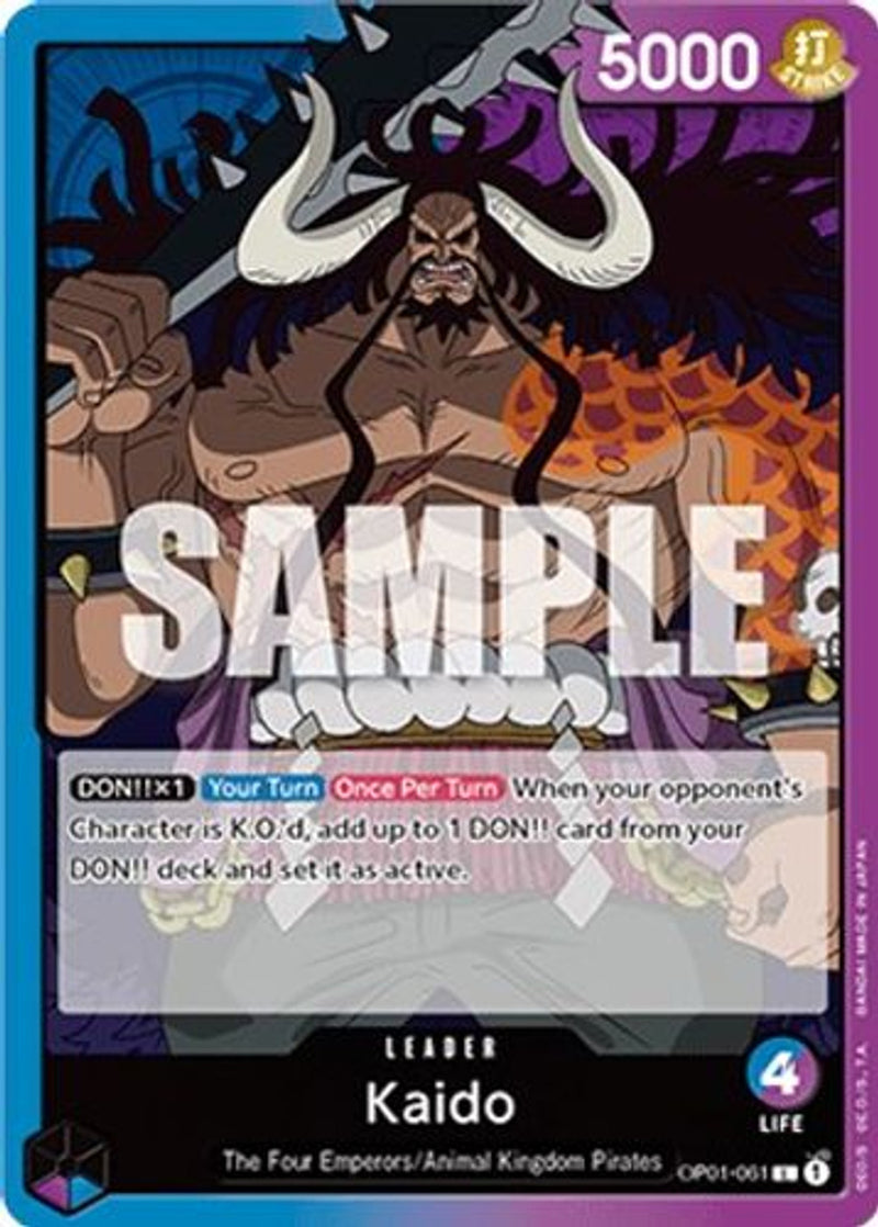 OP01-061 Kaido Leader Corrected Version Wave 3