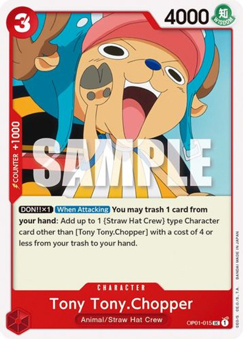 OP01-015 Tony Tony.Chopper Uncommon Corrected Version Wave 3