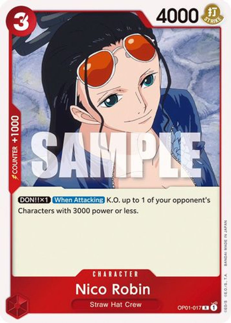 OP01-017 Nico Robin Rare Corrected Version Wave 3