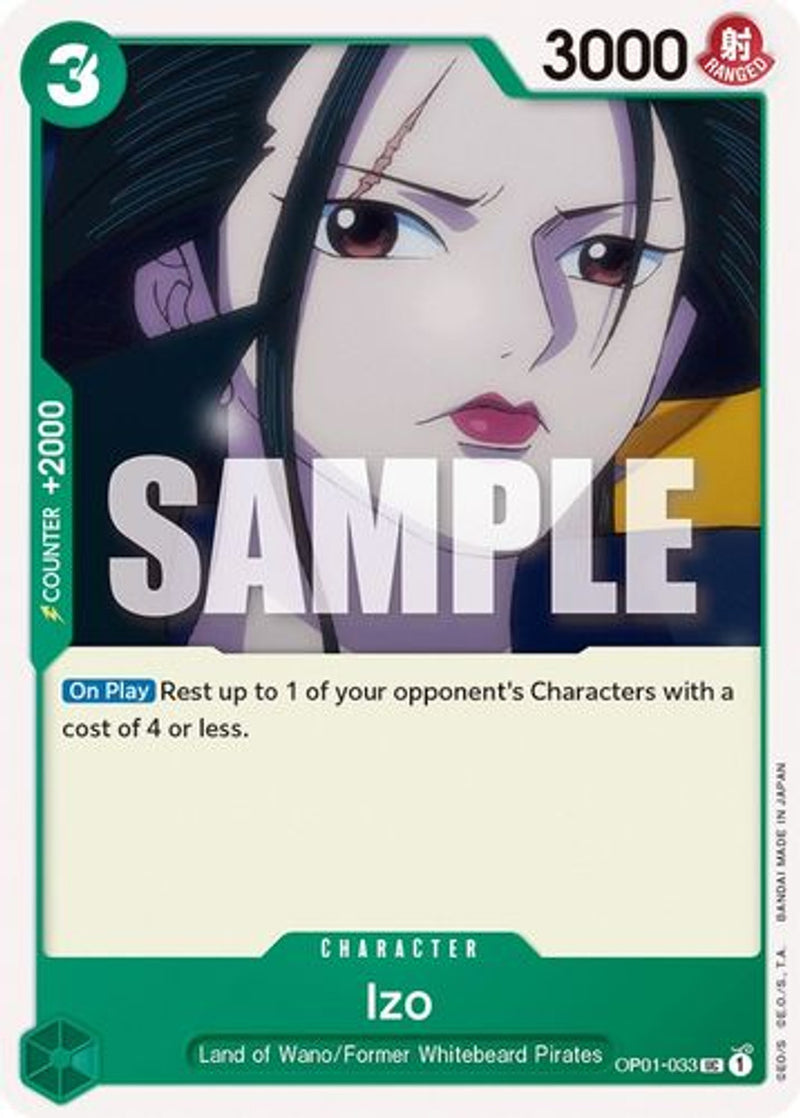 OP01-033 Izo Uncommon Corrected Version Wave 3