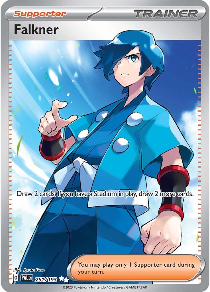 251/193 Falkner Full Art Paldea Evolved