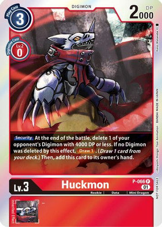 P-066 Huckmon Promo Limited Card Pack Foil