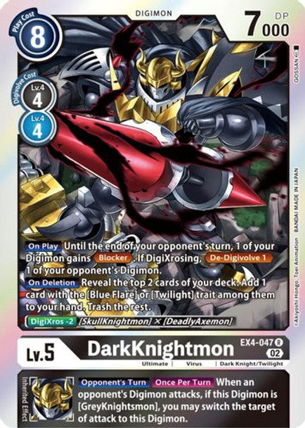 EX04-047 DarkKnightmon Rare