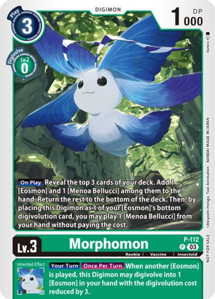 P-112 Morphomon Promo Survey Pack Promo