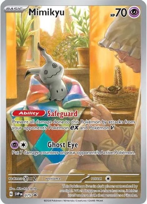 SVP 075 Mimikyu Illustration Rare Promo