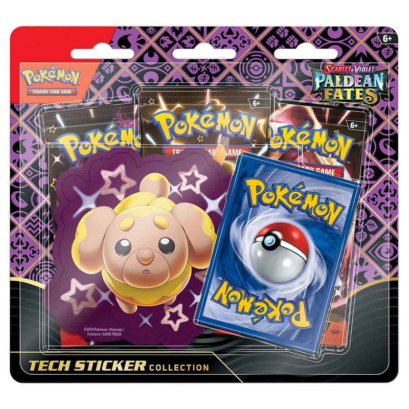Pokemon TCG Scarlet & Violet Paldean Fates Tech Sticker Blister (Assorted)