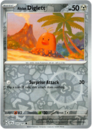 122/191 Alolan Diglett Common Reverse Holo Surging Sparks