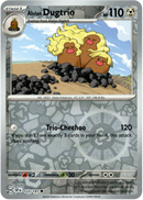 123/191 Alolan Dugtrio Uncommon Reverse Holo Surging Sparks