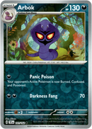 101/162 Arbok Common Reverse Holo Temporal Forces