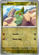 044/064 Axew Common Reverse Holo Shrouded Fable
