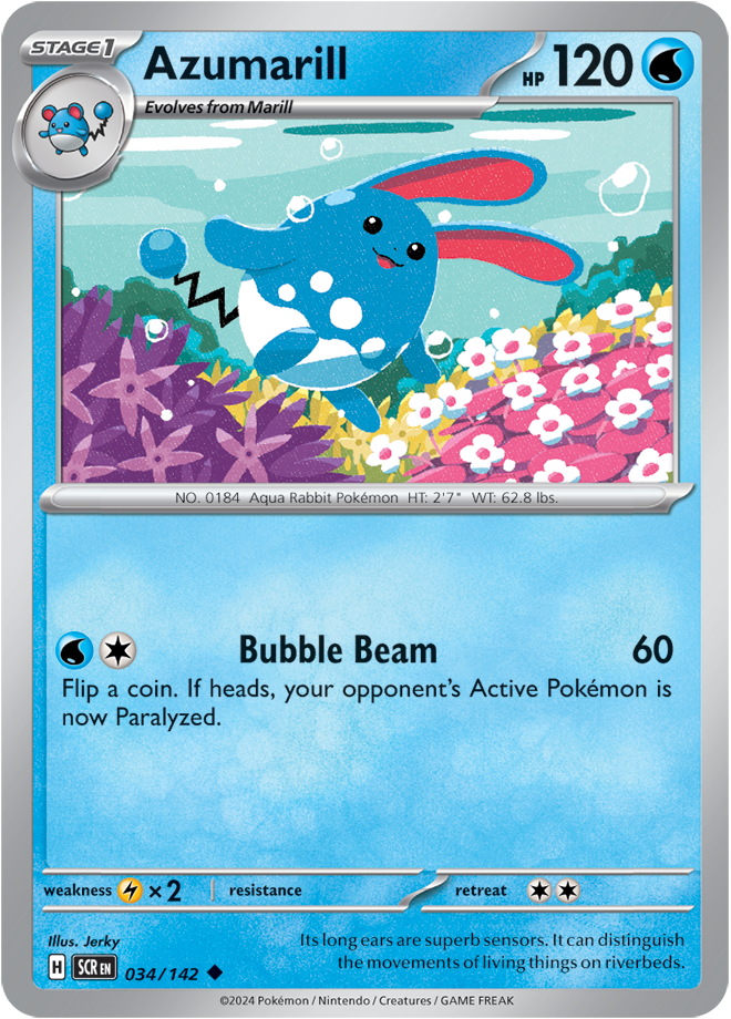 034/142 Azumarill Uncommon Stellar Crown