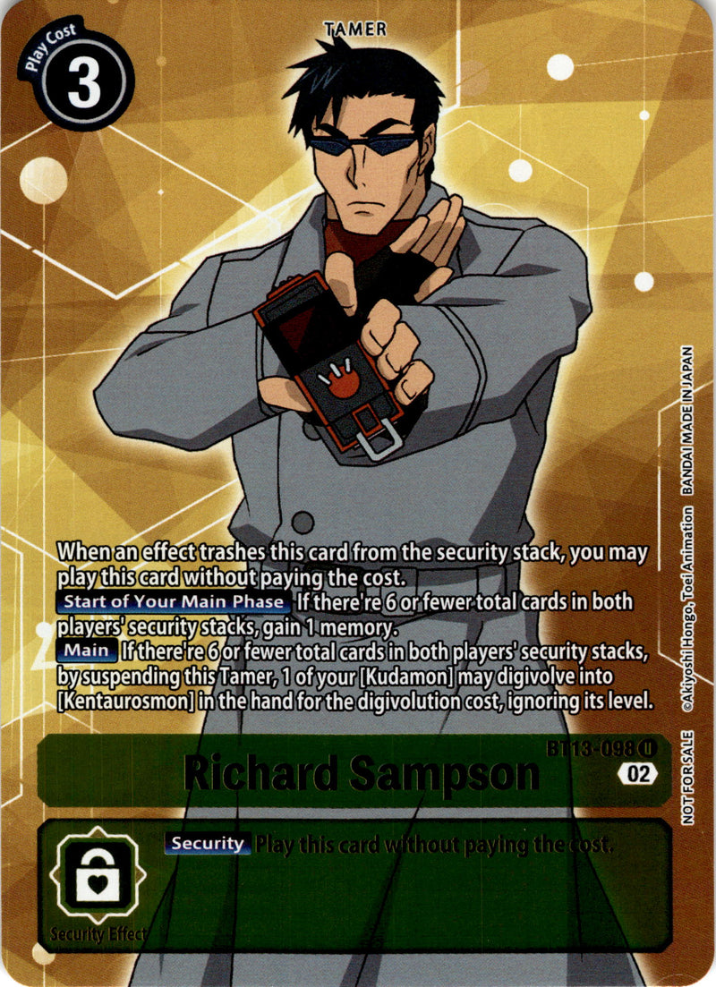 BT13-098 Richard Sampson Box Topper