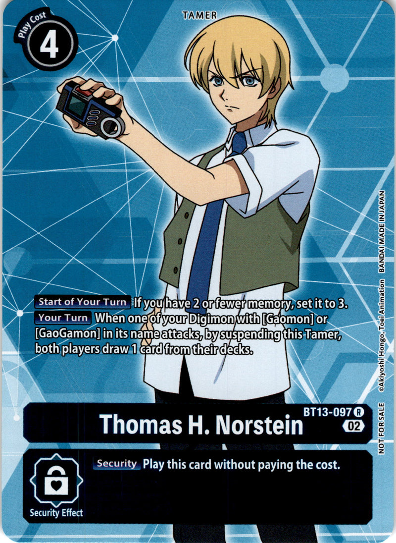 BT13-097 Thomas H. Norstein Box Topper