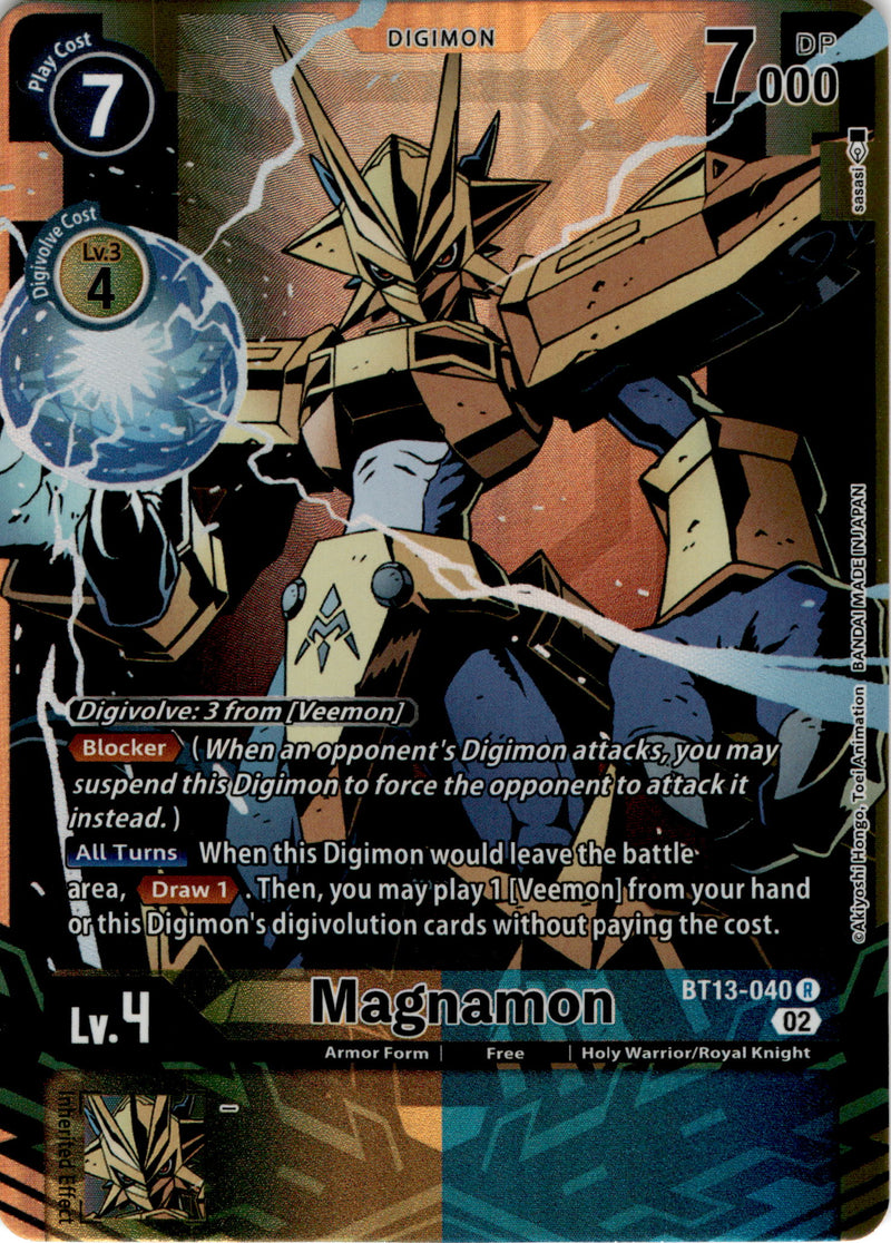 BT13-040 Magnamon Alternate Art