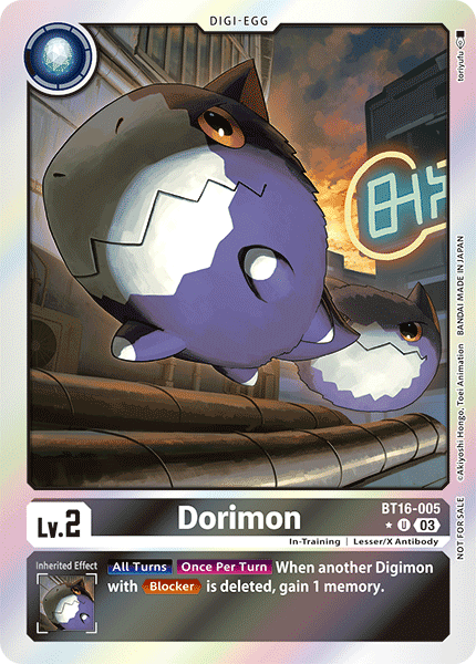 BT16-005 Dorimon Box Topper