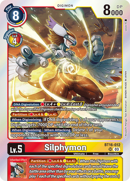 BT16-012 Silphymon Super Rare