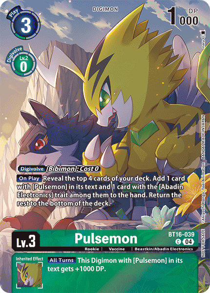 BT16-039 Pulsemon Legend Pack 2024 (EX7)