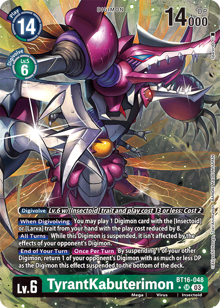 BT16-048 TyrantKabuterimon Alternative Art