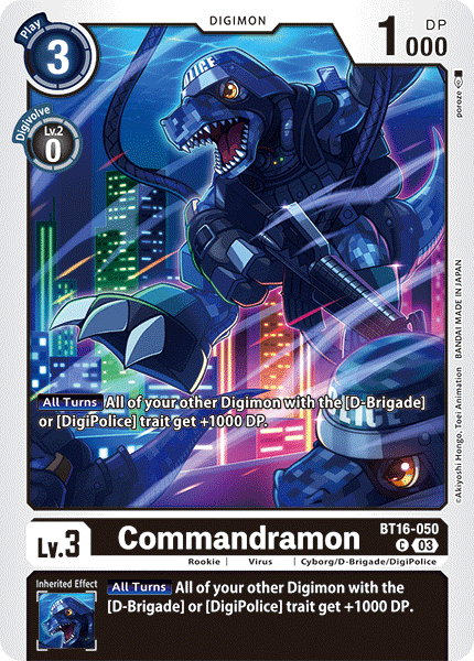 BT16-050 Commandramon Common