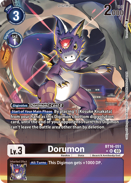 BT16-051 Dorumon Alternative Art