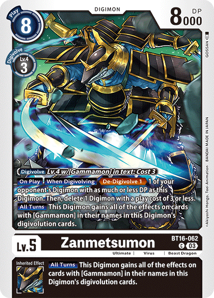 BT16-062 Zanmetsumon Common