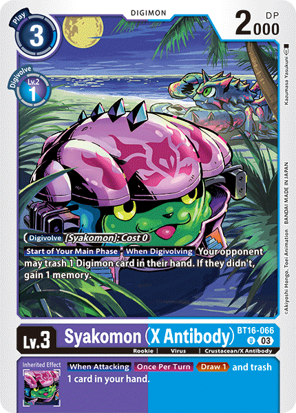 BT16-066 Syakomon (X Antibody) Uncommon